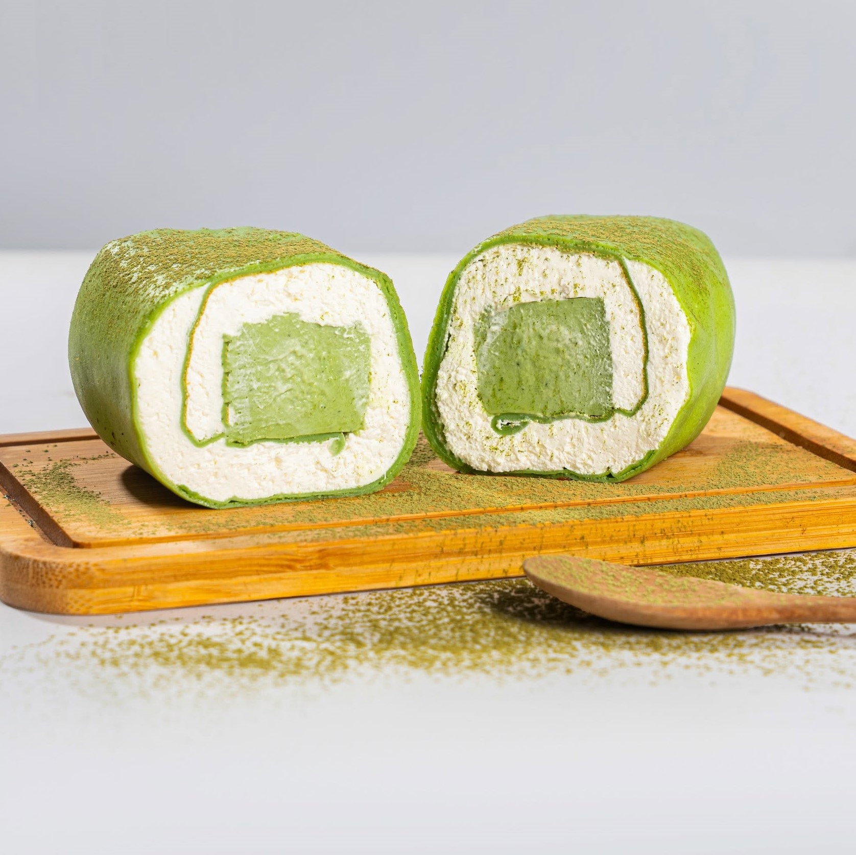 Crepe Pudding Trà Xanh